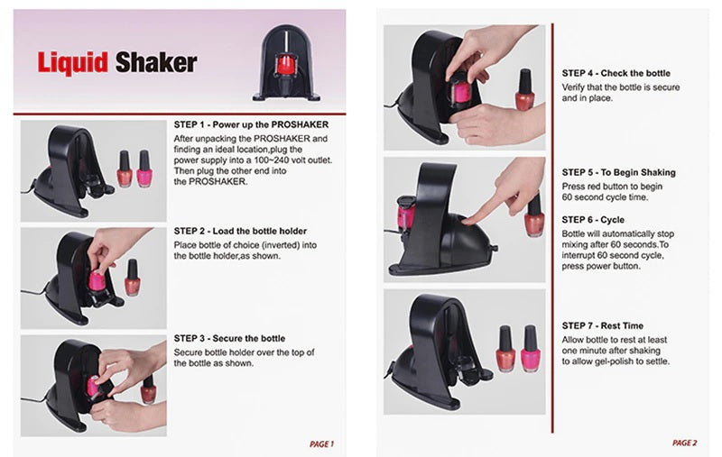 Nail polish store shaker