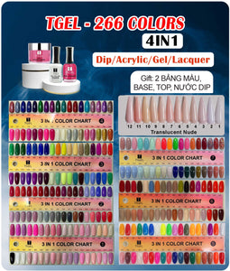 TGEL Polish Matching 4 In 1 Full Line 266 Colors Matching