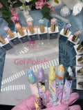 TGEL - Quickly Blooming Nail Polish  Ocean Wave Bubble Gel Free Set Poke