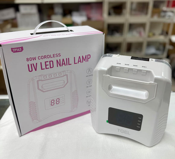 80W CORDLESS UV LED Lamp Nail | TGEL Supply