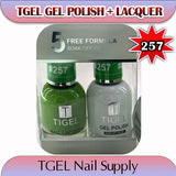TGEL 3in1 Gel Polish + Nail Lacquer + Dipping Powder #257