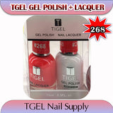 TGEL 3in1 Gel Polish + Nail Lacquer + Dipping Powder #268