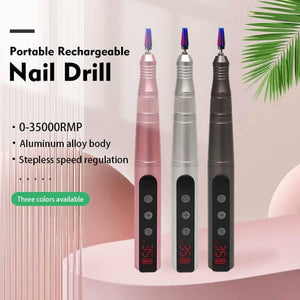 35000 RPM Electric Nail Drill Machine For Manicure Milling Cutter Set Gel Polishing Nail Drill Pen Salon Nail Equipment