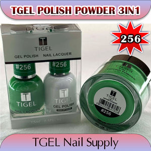 TGEL 3in1 Gel Polish + Nail Lacquer + Dipping Powder #256