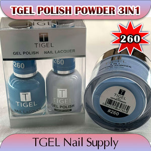 TGEL 3in1 Gel Polish + Nail Lacquer + Dipping Powder #260