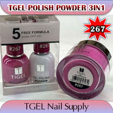 TGEL 3in1 Gel Polish + Nail Lacquer + Dipping Powder #267