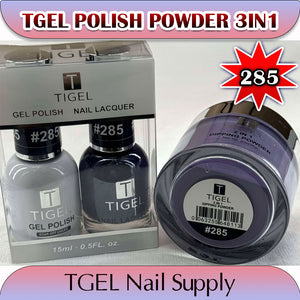 TGEL 3in1 Gel Polish + Nail Lacquer + Dipping Powder #285