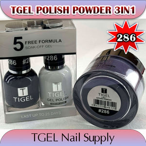 TGEL 3in1 Gel Polish + Nail Lacquer + Dipping Powder #286