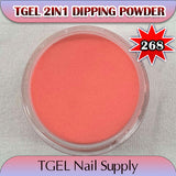 TGEL 3in1 Gel Polish + Nail Lacquer + Dipping Powder #268