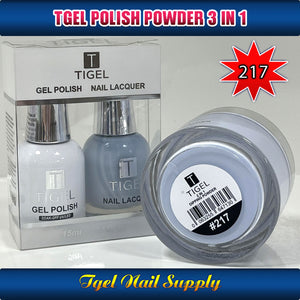 TGEL 3in1 Gel Polish + Nail Lacquer + Dipping Powder #217