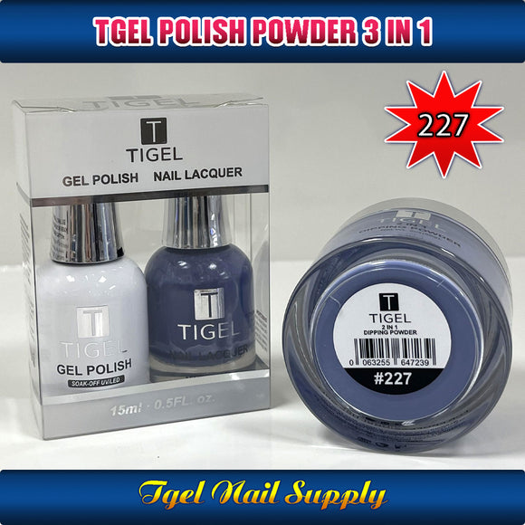 TGEL 3in1 Gel Polish + Nail Lacquer + Dipping Powder #227