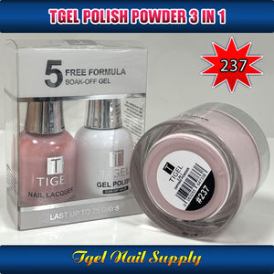 TGEL 3in1 Gel Polish + Nail Lacquer + Dipping Powder  #237