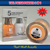 TGEL 3in1 Gel Polish + Nail Lacquer + Dipping Powder #243
