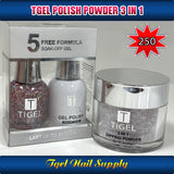 TGEL 3in1 Gel Polish + Nail Lacquer + Dipping Powder #250