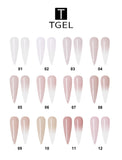 TGEL 12 Colors Nude Gel & Powder Mattching