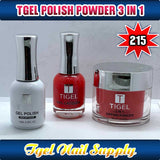 TGEL 3in1 Gel Polish + Nail Lacquer + Dipping Powder #215