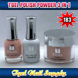 TGEL 3in1 Gel Polish + Nail Lacquer + Dipping Powder #183