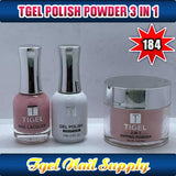 TGEL 3in1 Gel Polish + Nail Lacquer + Dipping Powder #184
