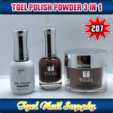TGEL 3in1 Gel Polish + Nail Lacquer + Dipping Powder #207