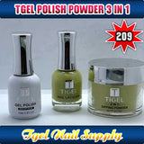 TGEL 3in1 Gel Polish + Nail Lacquer + Dipping Powder #209