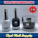 TGEL 3in1 Gel Polish + Nail Lacquer + Dipping Powder #210