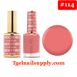 DND DC 114 Coral Nude 2/Pack