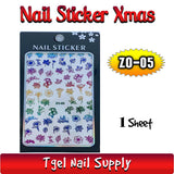 Decal Nail Art Xmas Christmas