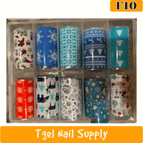 Fashionable Nail Art Foil Stickers Set