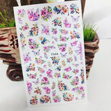 1Pcs Nail Stickers Flower