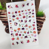 1Pcs Nail Stickers Flower