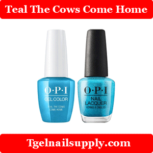 OPI GLB54 Teal The Cows Come Home
