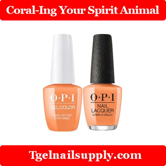 OPI GLM88 Coral-Ing Your Spirit Animal