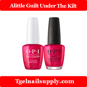 OPI GLU12 Alittle Guilt Under The Kilt