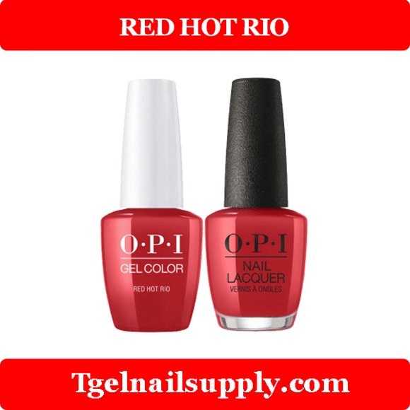OPI GLA70A RED HOT RIO