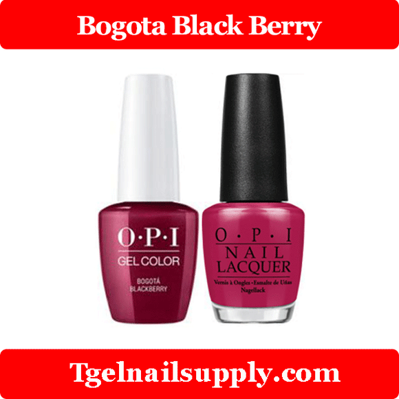 OPI GLF52 Bogota Black Berry