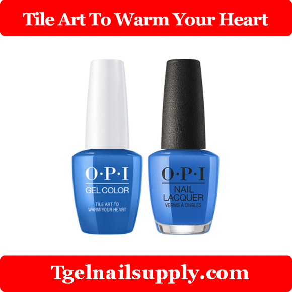 OPI GLL25 Tile Art To Warm Your Heart