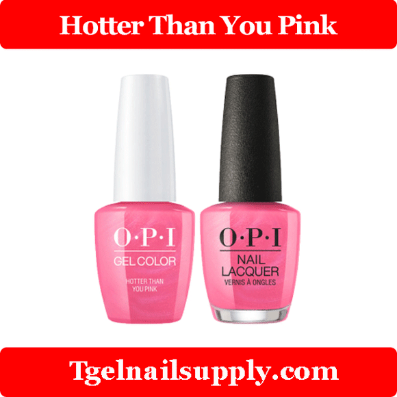 OPI GLN36A Hotter Than You Pink