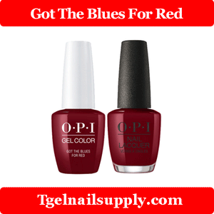 OPI GLW52A Got The Blues For Red