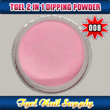 TGEL 3in1 Gel Polish + Nail Lacquer + Dipping Powder #008