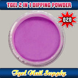 TGEL 3in1 Gel Polish + Nail Lacquer + Dipping Powder #020