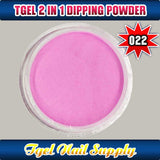 TGEL 3in1 Gel Polish + Nail Lacquer + Dipping Powder #022