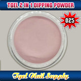 TGEL 3in1 Gel Polish + Nail Lacquer + Dipping Powder #025