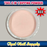 TGEL 3in1 Gel Polish + Nail Lacquer + Dipping Powder #033