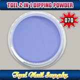 TGEL 3in1 Gel Polish + Nail Lacquer + Dipping Powder #070
