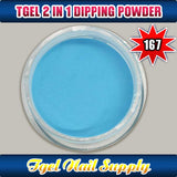 TGEL 3in1 Gel Polish + Nail Lacquer + Dipping Powder #167