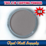 TGEL 3in1 Gel Polish + Nail Lacquer + Dipping Powder #188