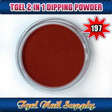 TGEL 3in1 Gel Polish + Nail Lacquer + Dipping Powder #197