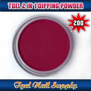 TGEL 3in1 Gel Polish + Nail Lacquer + Dipping Powder #200