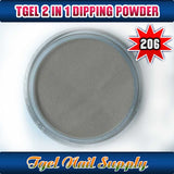 TGEL 3in1 Gel Polish + Nail Lacquer + Dipping Powder #206