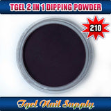 TGEL 3in1 Gel Polish + Nail Lacquer + Dipping Powder #210